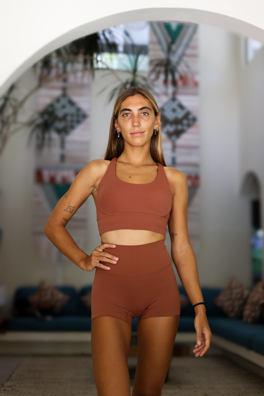 Top Deportivo Samsara - Terracota