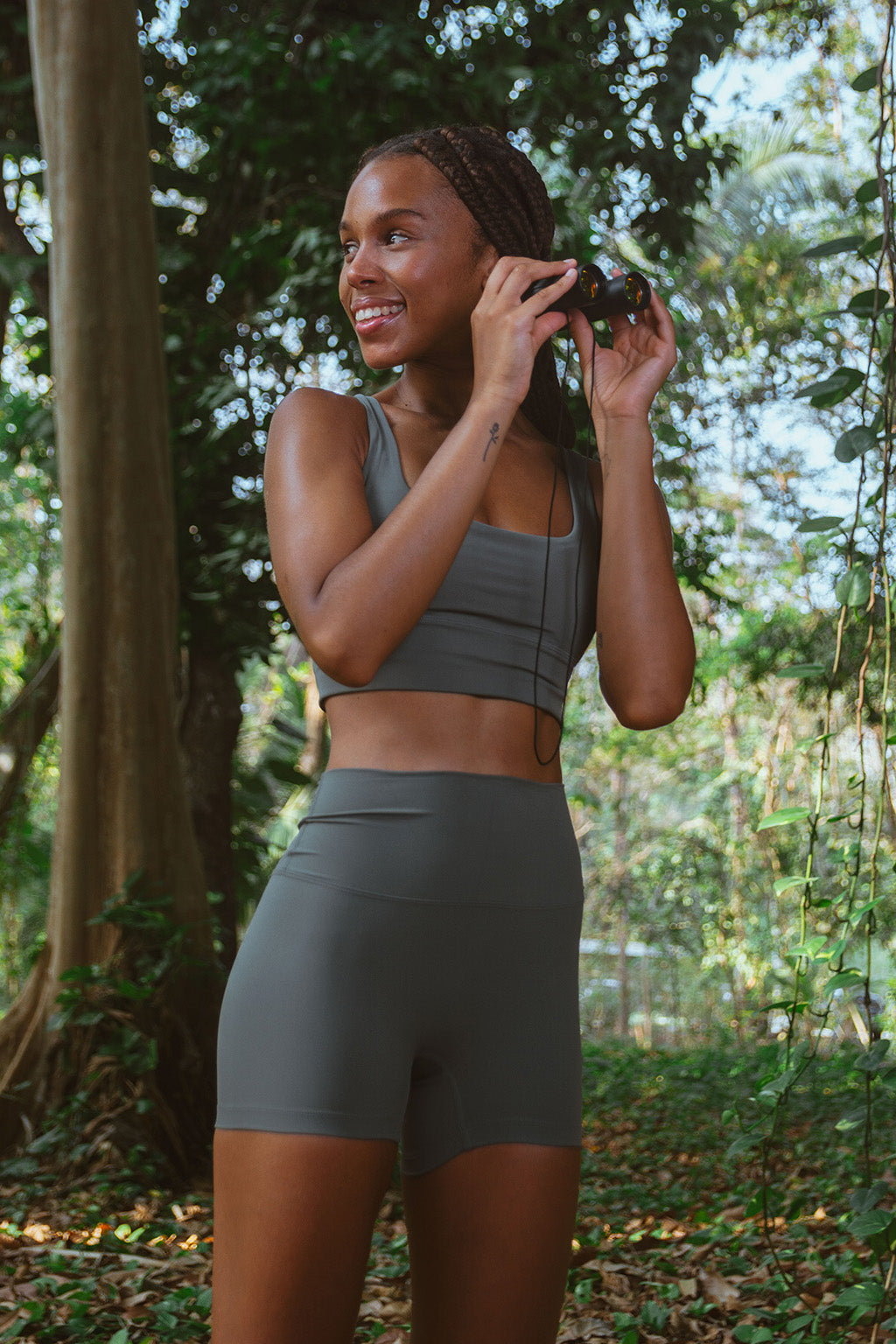 Licra Corta Ru - Verde Army